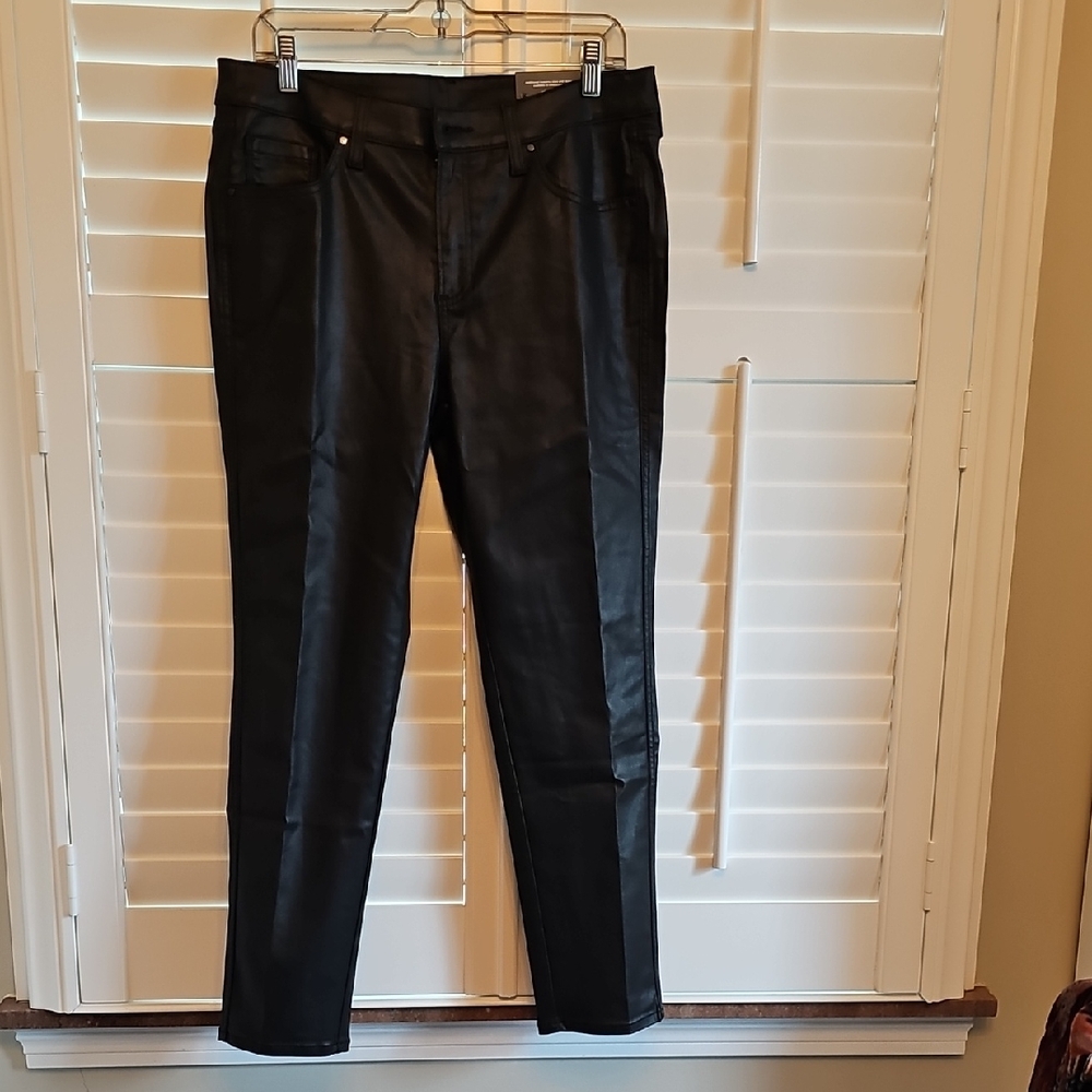 Chico's Women's Coated Denim Slim Jeans